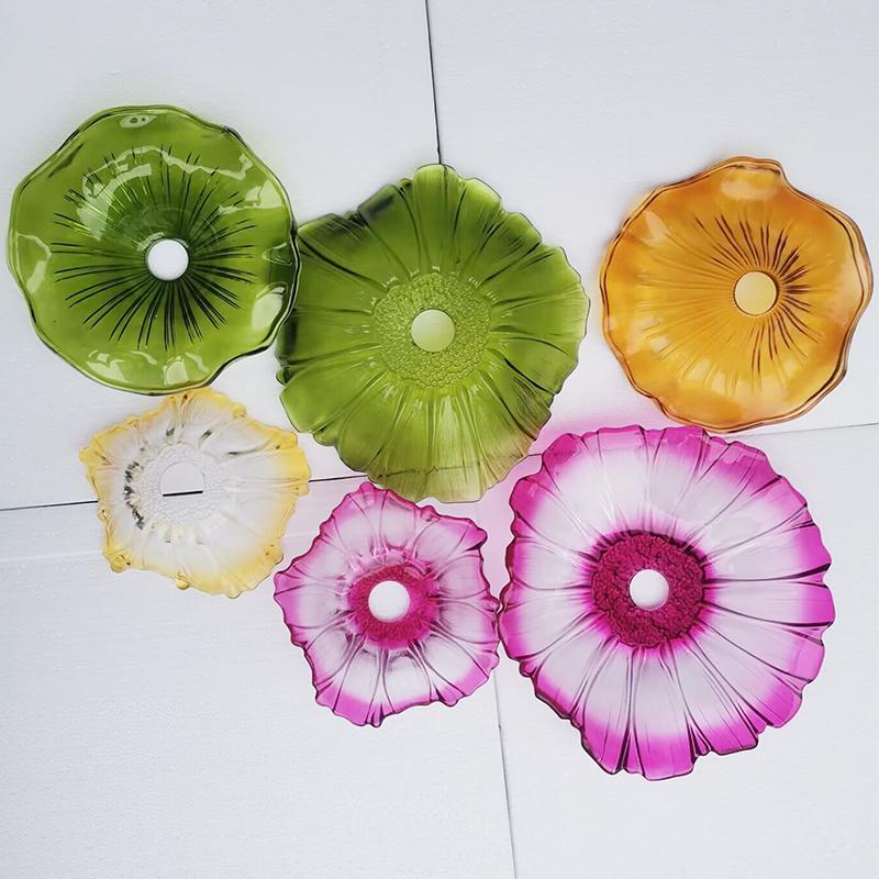 Retro Lotus-shaped Glass Pendant Lamp for Home Cecoration Lighting Dining Room Bedroom Bedside Long-line Ceiling Lamp Store Lamp