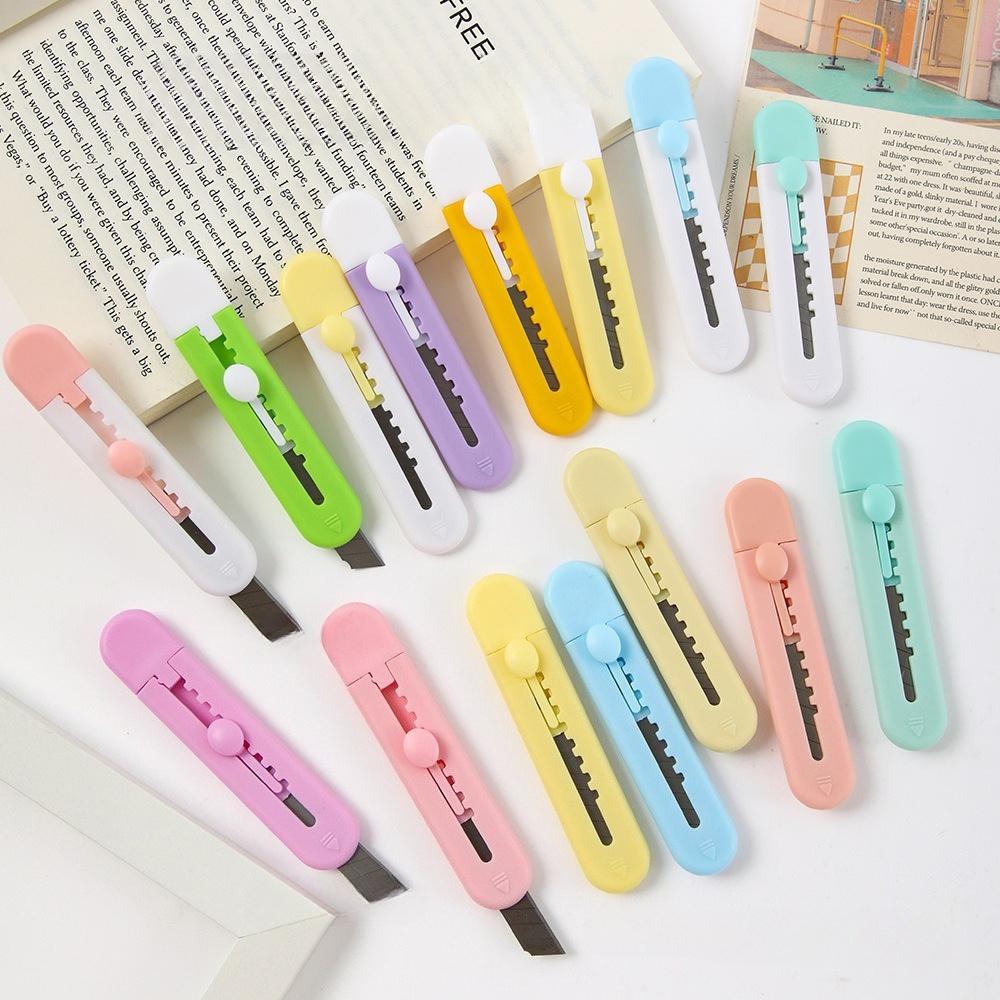 Bonbonfarbenes tragbares Mini-Utility-Messer Hochwertiges Auspack-Expressmesser Studenten-Handarbeit Handkonto Papiercutter