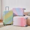Women's 20" Carry-On Suitcase, Gradient Color, Japanese & Korean Style, 26" Trolley with Combination Lock for Travel