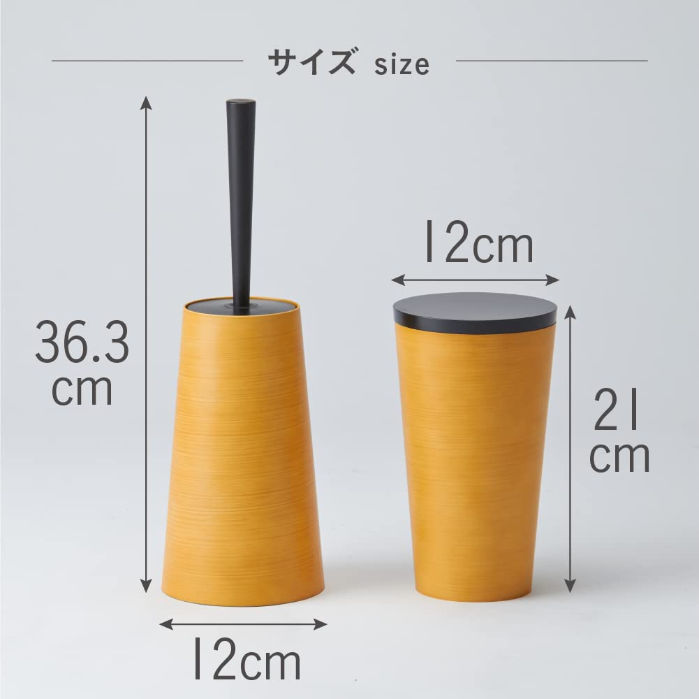 Fujiei Dusper Style Toilet X and This Toilet Brush Is Perfect for Any Crafted by Japanese It Features a Woodgrain Finish and a Design That Blends