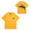 Camiseta de Algodón Streetwear para Hombre y Mujer Corte Holgado Manga Corta Camiseta Gráfica Casual Unisex Cuello Redondo