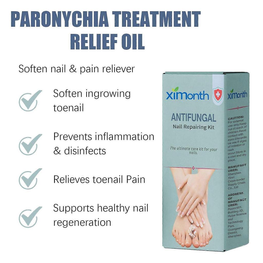 Ximonth Nail Care Kit - Repair And Thickening Soft Nail Care For Ingrown Nails, Hand And Foot Nail Fungus Treatment Kit