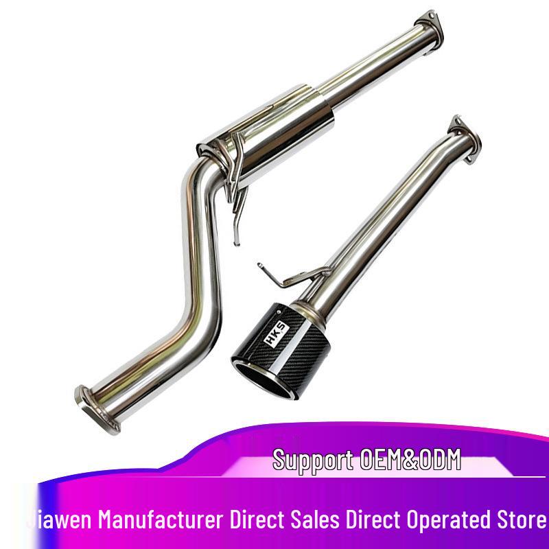 Carbon Fiber Mid-Rear Exhaust Pipe for 2015+ Ford Ranger 2.2-3.2L