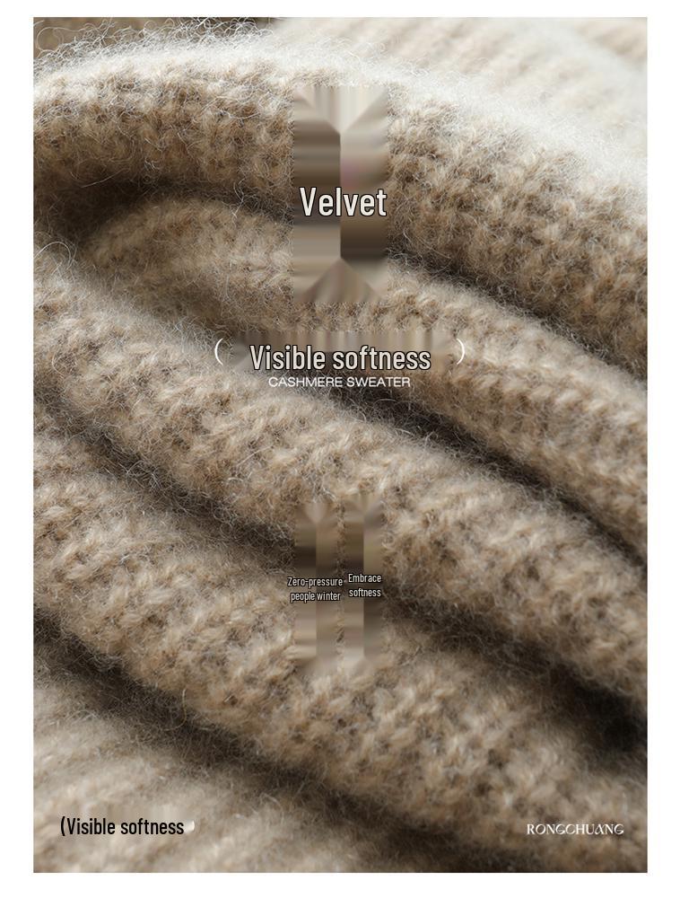 New 2024 Autumn/Winter Women's Cashmere Knitted Vest – Short, Sleeveless Sweater Cardigan