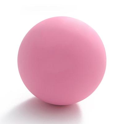 Massage Ball Yoga Fascia Rubber Round Ball Foot Massager for Muscle Relaxer All Age Pink