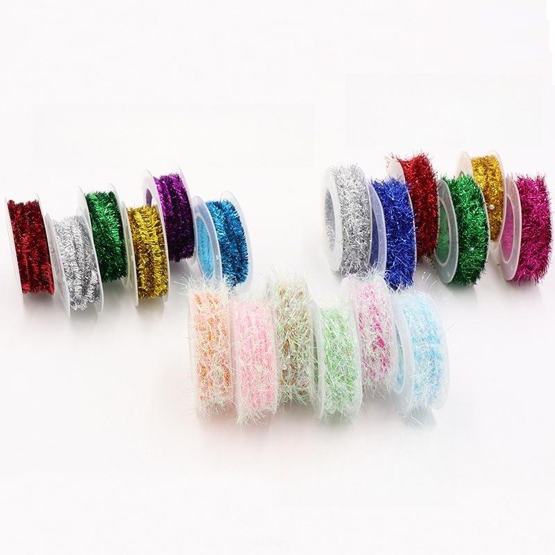 Christmas Decoration Metal Wire Color Strips DIY with Iron Wire Metal Wire Yarn Festival Supplies
