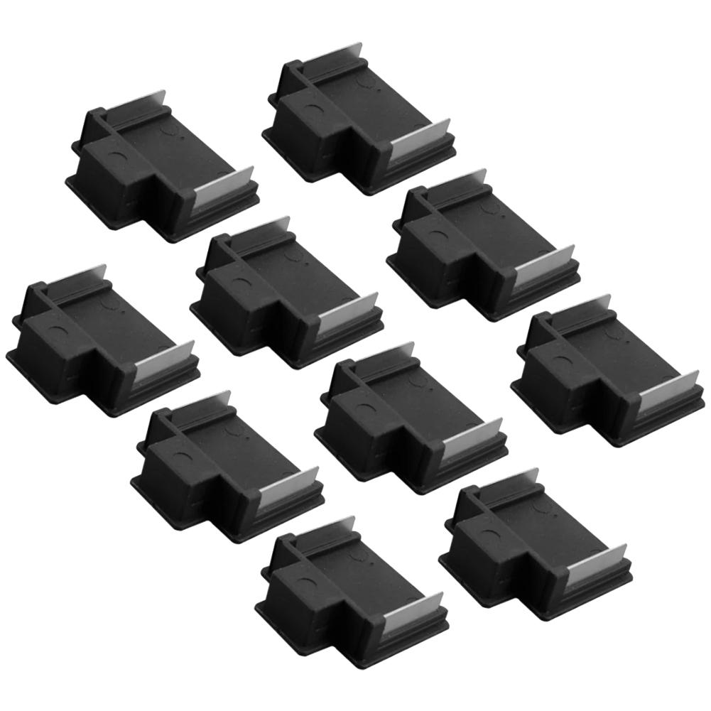 10pcs Battery Connector Black ABS Terminal Block For Lithium Battery Adapter Converter Electric Power Tool Accessories