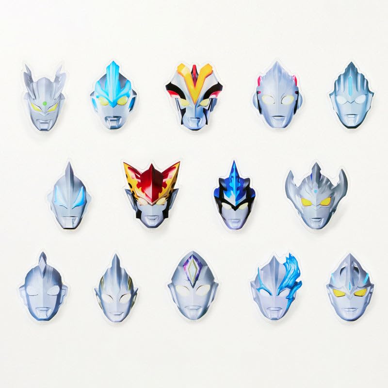 Random Acrylic Clip Badge New Generation Ultraman Complete Set of 14 Types [Tsuburaya Productions]