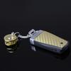 Mini Aluminum Alloy Reel Keychain Bag Pendant Outdoor Small Fishing Tackle Gift