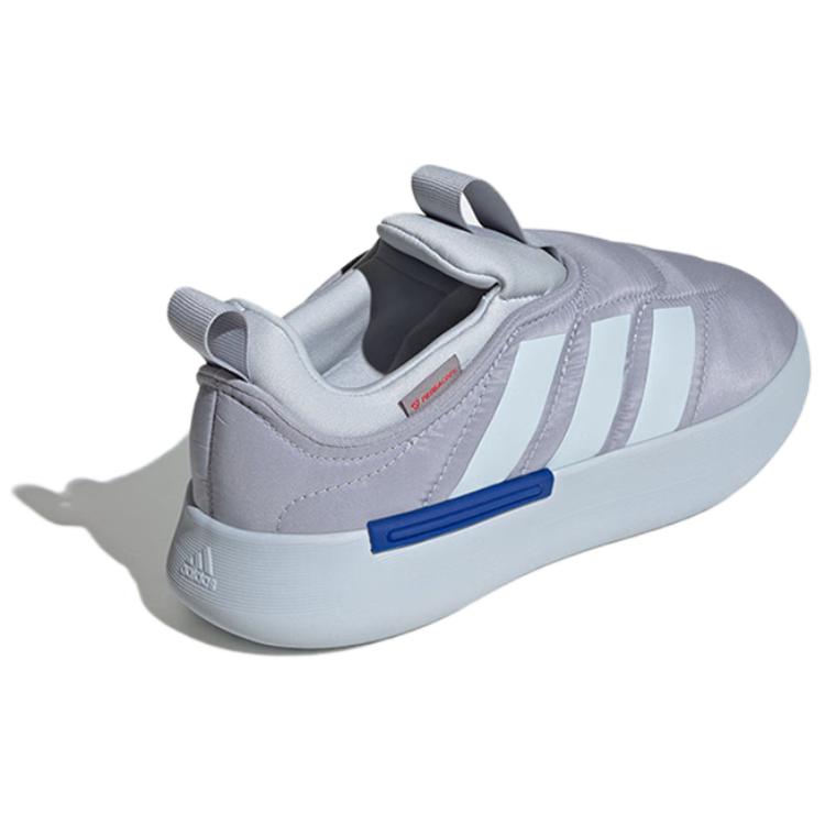 New Adidas Adipuff Anti Slip Wear Resistant Low Top Casual Shoes Unisex Gray Blue JP7707
