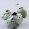 Smooth Stone Vase Ornament DIY Hydroponic Flower Vases Ceramic Mini Vases  Hotel Supplies
