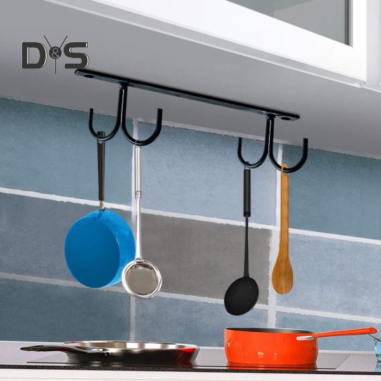 2 Stück Becherhalter, einfache Installation unter dem Schrank, Becherhaken, platzsparende Becher-Aufhängehaken für die Küche zu Hause