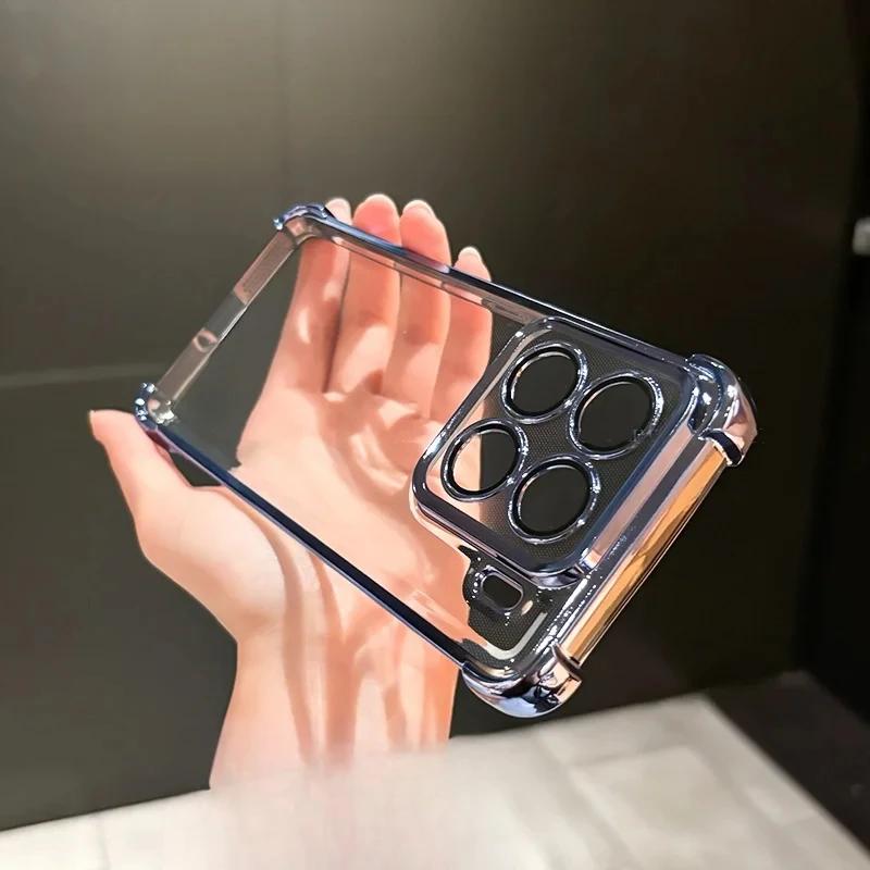 Für Xiaomi Mi 15T 15 T 15tPro Pro Mi15T Silikon Rückabdeckung Vier Ecken Stoßfest Beschichtet Klare Linsenabdeckung Flim Case Capa
