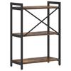 Bookshelf Smoked Oak 60 X 30 X 85 Cm Engineered Wood