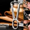 Creative Titanium Alloy Belt Buckle Keychain Outdoor Tool EDC Men's Waist Hanging Personalised Keychain