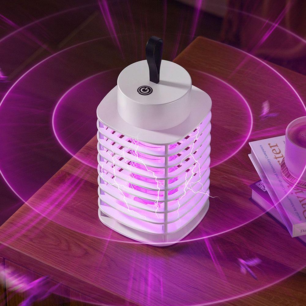 Anti Mosquito Mosquito Killer Lamp USB Rechargeable Bug Zapper Trap Lamp  Backyard Terrace Camping