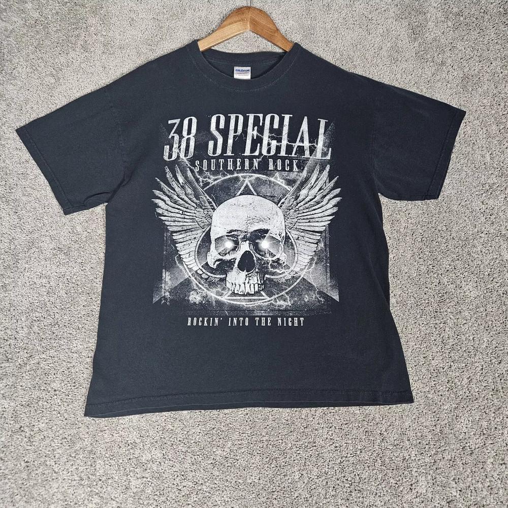 38 Special Band Rockin Into The Night 1 Sided T Shirt Full Size S-5XL Unisex T-Shirt XXL
