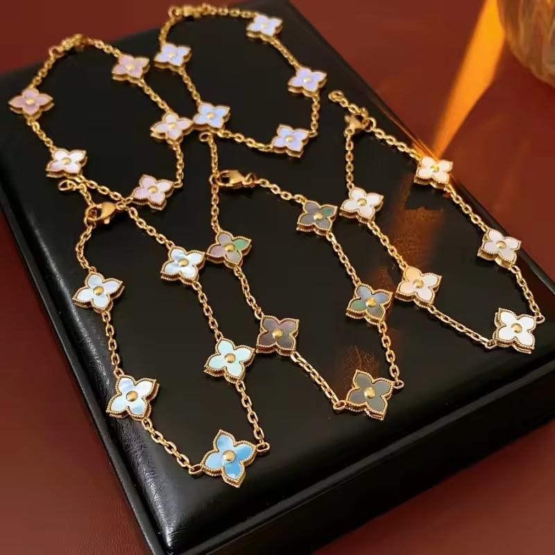 S925 silver shining eternal petals design adjustable bracelet suitable for women wedding holiday jewelry banquet gifts