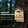 Bat Box 3 Piece Set Made Of Fir Wood Bat House For Bats To Hang In Gardens 21.5 X 11.5 X 34 Cm
