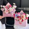 5 st Tryckt Miljövänlig Blomlåda DIY Papperspresentkuvert Kuvert Presentförpackning Bukettinslagning
