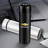 Car Smart Thermos Bottle With Temperature Display Coffee Cup For Chevrolet Captiva Colorado Cruze Spark Malibu Car Accessories