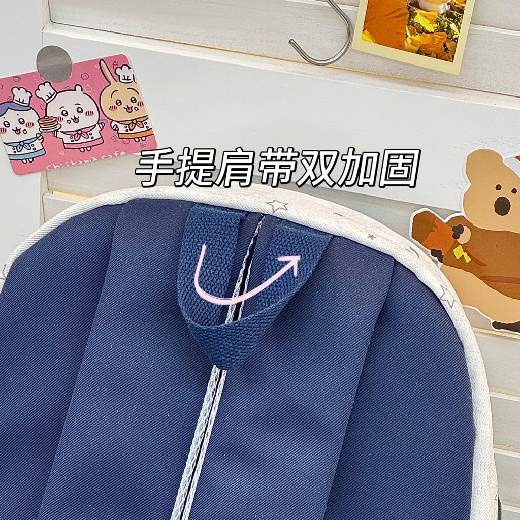 Schoolbag Schoolbag Junior High School Girls High Value Ins Wind Large Capacity Strong and Durable Backpack High School Students Primary 