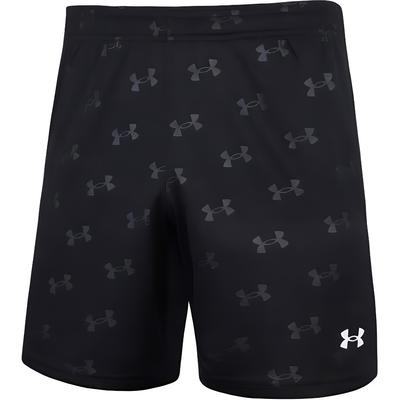 Full Print Logo Elastic Breathable Training Shorts Men Bottoms Black 21500231-001