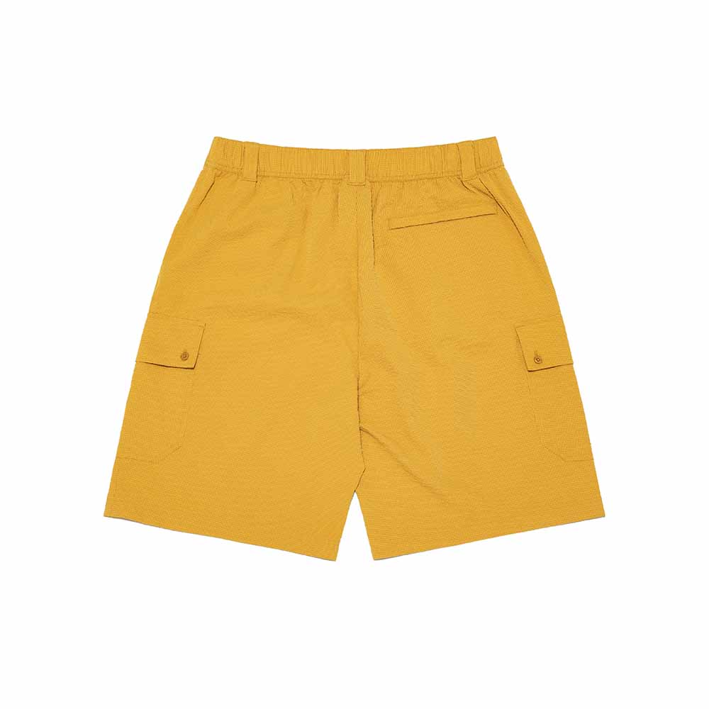 KODAK Breeze Light Seersucker Knee-Length Shorts Yellow
