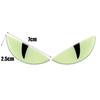 Car Sticker 3D Demon Eye Luminous Stickers Reflective Warnings for Electric Vehicles Motorcycles Auto Exterior Decor Accessories