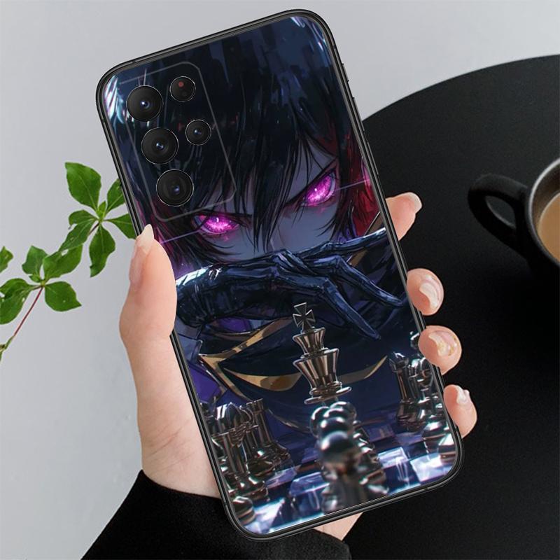 Phone Case For Samsung A17 A55 A16 A56 A35 A15 A53 A54 A33 A34 A25 A05S A52 A52S A07 A26 A06 Code Geass cc lelouch
