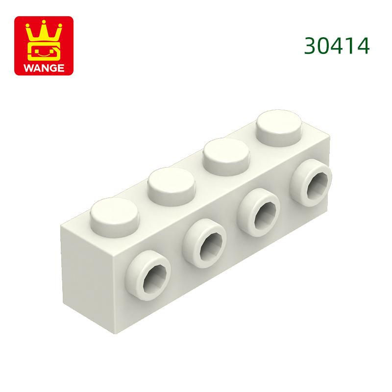 Non-Toxic 63Pcs/Lot 30414 Modified 1X4 With Studson Side Block Moc Color Accessories Compatible With Brick Diy Children Toy Assembly