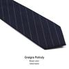 Houndstooth Plaid Coffee Gray 6cm Tie Men's Retro Casual Fashion