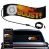 LED Flexible Bluetooth Car Display Screen, Full Color, IP65 Waterproof, Smart APP-Controlled Advertising Sticker