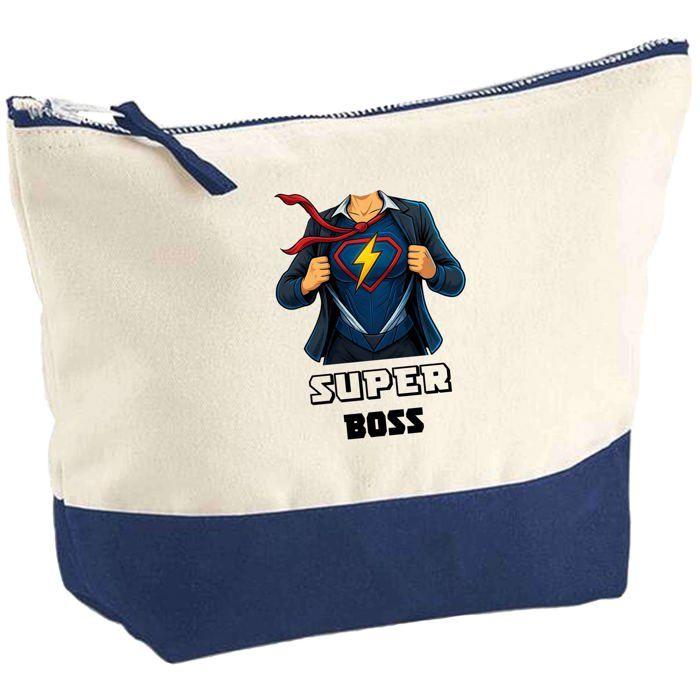Trousse de maquillage - PLANETEE - Super Boss Femme - Grand format - Coton - Impression sublimation HD