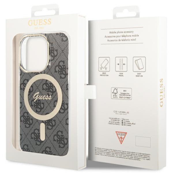 Etui do iPhone 13 Pro Guess Hardcase MagSafe Czarne