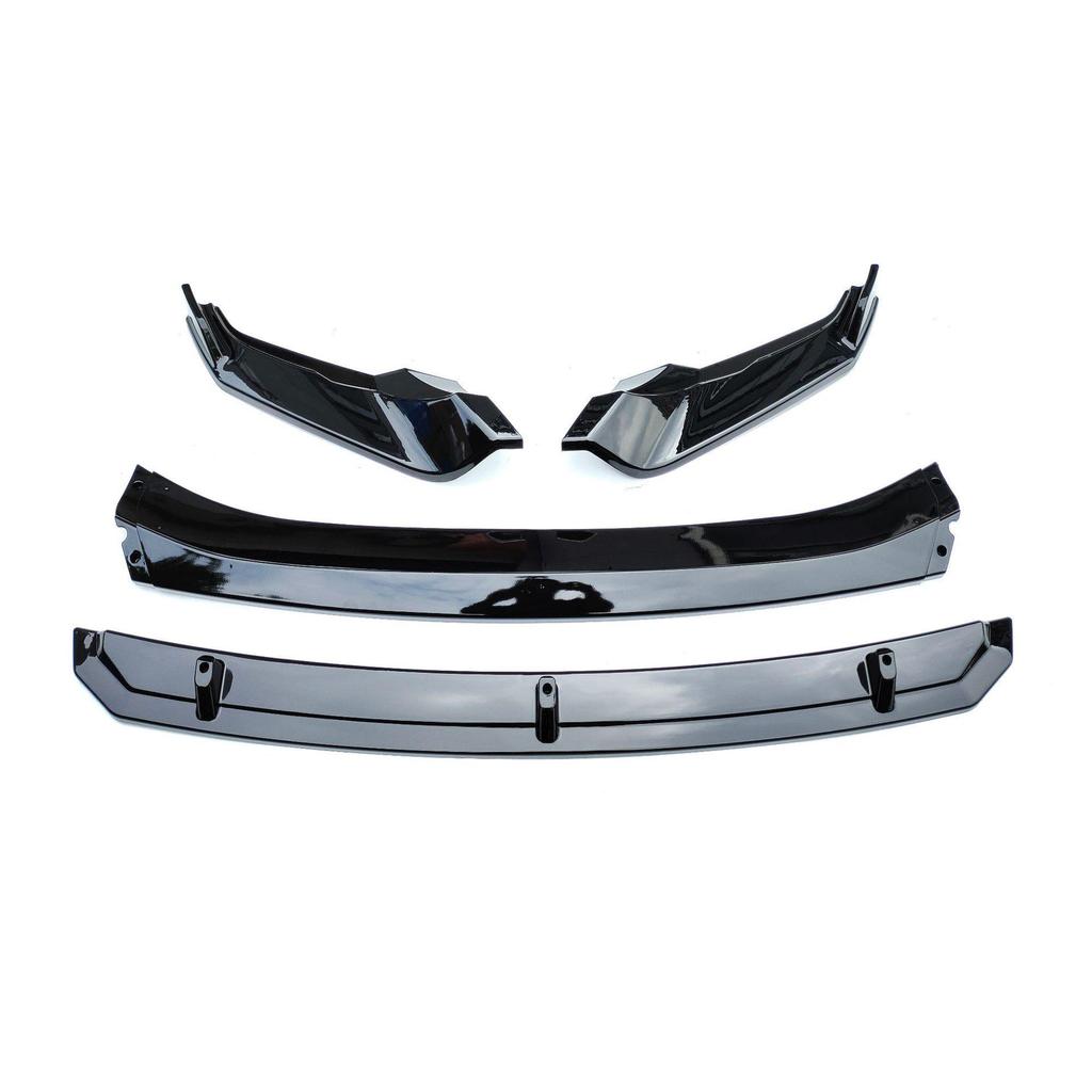 Enhancement Kit for 2022 Volkswagen Tiguan L: Front Splitter, Lip Spoiler, Rear Wing & Corner Protectors.