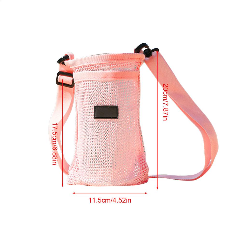 Water Bottle Bag Water Bottle Pouch With Strap Fashionable Sleeve With Adjustable Rope For Workout Shopping Road Trip Camping