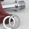 10Pcs Pivots Converter Pedal Extension Spacers for Fixed Gear Tool Bikes Pedal Washers Steel Cycling Extenders