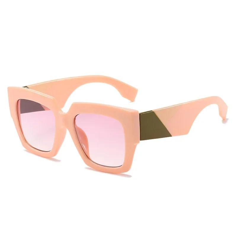 Fashionable Square Oversized Sunglasses Women Men Luxury Brand Designer Sun Glasses Famale Male Retro Eyewear UV400