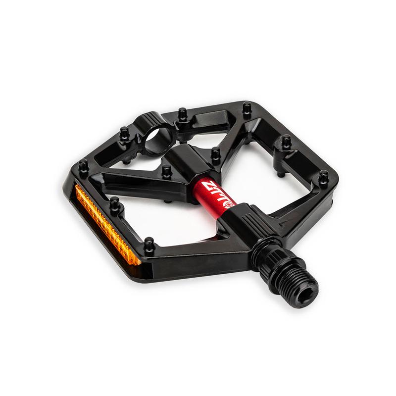ZTTO MTB Bicycle Pedal DU Bushing Bearings Flat Pedals Aluminum Alloy AM Enduro Mountain Gravel Road Bike Riding 9/16 Thread