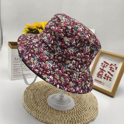 Outdoor Tea Picking Cap Women Agricultural Work Hat New Small Flowers Fisherman Hat