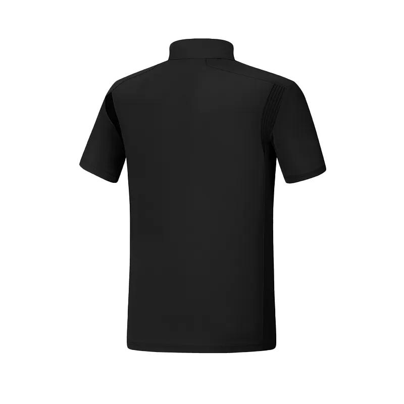 FILA Polo Shirts Men's Black Polo Collar Thin Straight Fit (Unisex) Polo Shirts A51M425144ABK