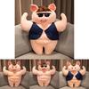 Adorable Plush Pig Doll With Funny Sunglasses Perfect For Birthdays And Cuddling
