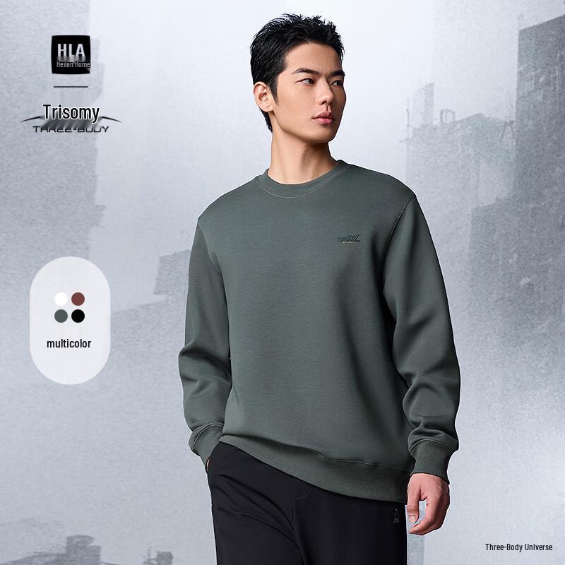 

HLA Men s The Three-Body Problem Collaboration Printed Long Sleeve Sweatshirt