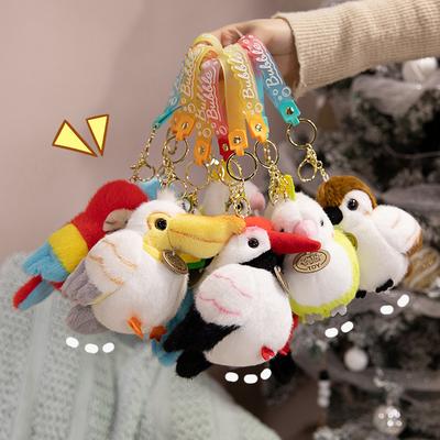Bird Doll Parrot Pendant Stand Shoulder Bird Plush Toy Parrot Pants Zoo Stall
