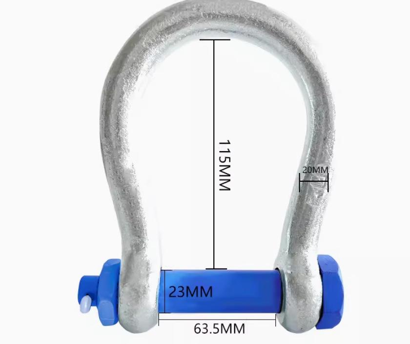 Enhanced U- and D-shaped magnetic lifting shackle with suction cup, high-strength, large opening, and designed for opposite sex applications.