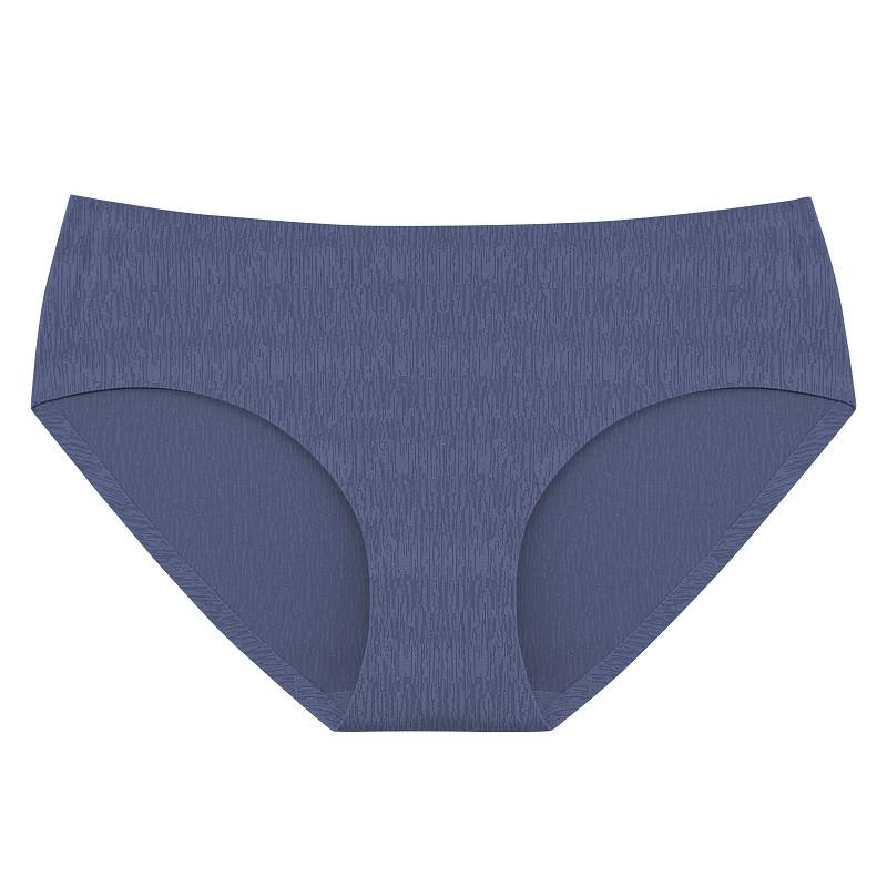 FINETOO Chiloți fără sudură pentru femei, lenjerie de mătase cu talie joasă, lenjerie de corp respirabilă