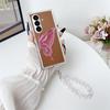 Applicable to Samsung ZFold7 folding mirror butterfly bracket anti-drop case zfold6/5 acrylic bracelet protective case