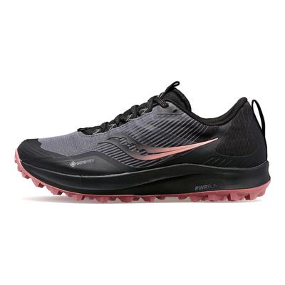 Scarpe da Corsa Basse Peregrine 12 Tessuto Confortevole Ammortizzanti Antiscivolo Resistenti all'Usura Scarpe da Corsa da Donna Nero Rosa S10740-20