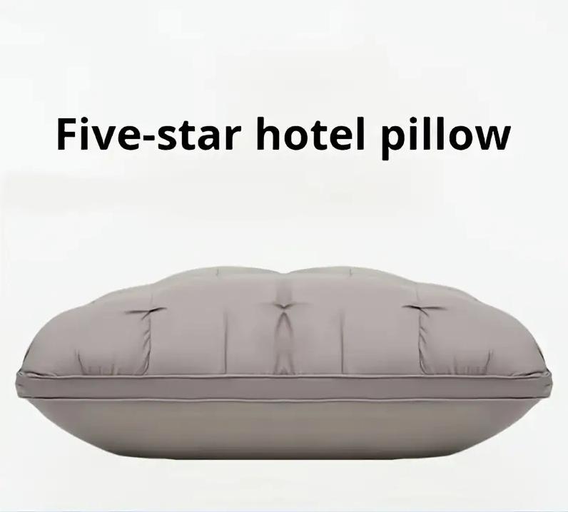 US Warehouse Shipped!Luxurious 5-Star Hotel Quality Pillow.Support Non-Collapse .High Pillow Core For All Seasons,sound Sleep.